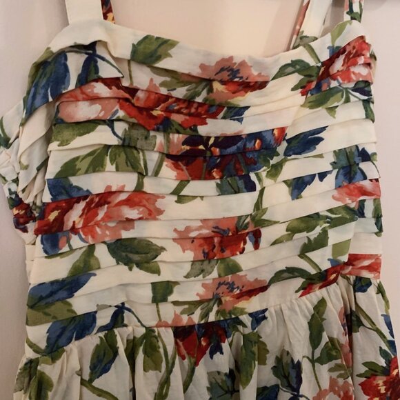 NWT ABERCROMBIE EMERSON FLORAL TIERED MAXI DRESS - SIZE L - Picture 3 of 6